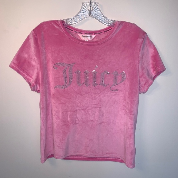Juicy Couture Pink Velvet Fleece Shirt and Pets Loungewear Set L - Picture 4 of 15